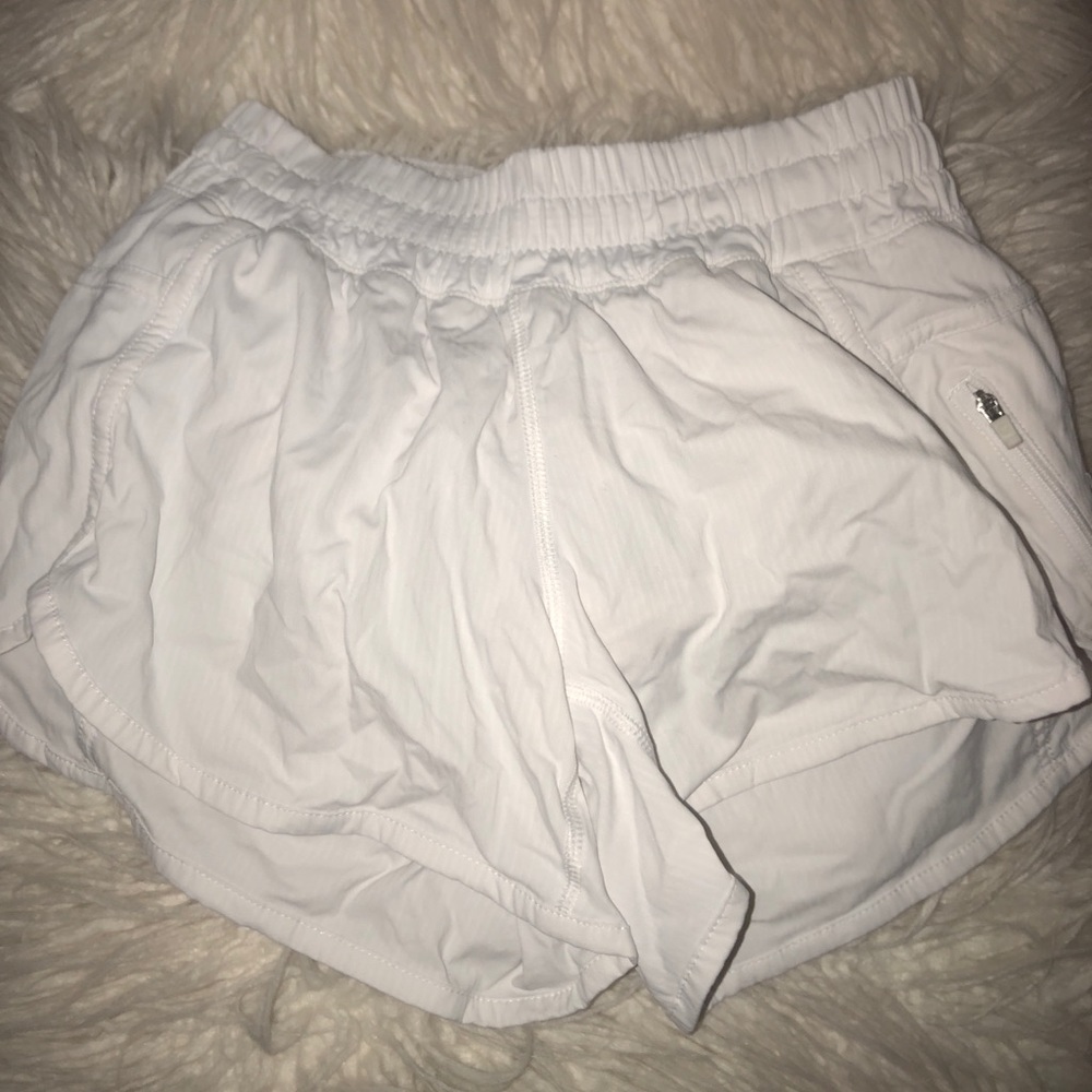 White lulu lemon shorts!